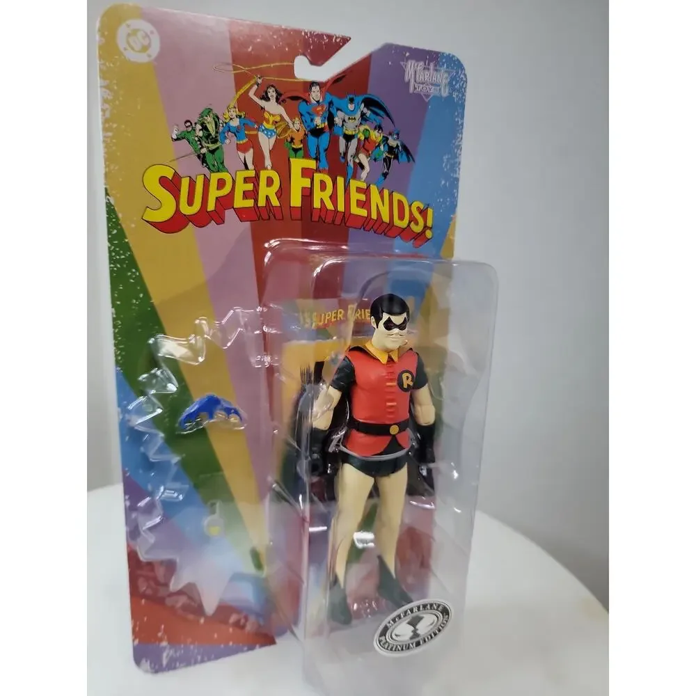 McFarlane Toys DC Retro Super Friends Evil Robin Platinum Edition Chase NEW